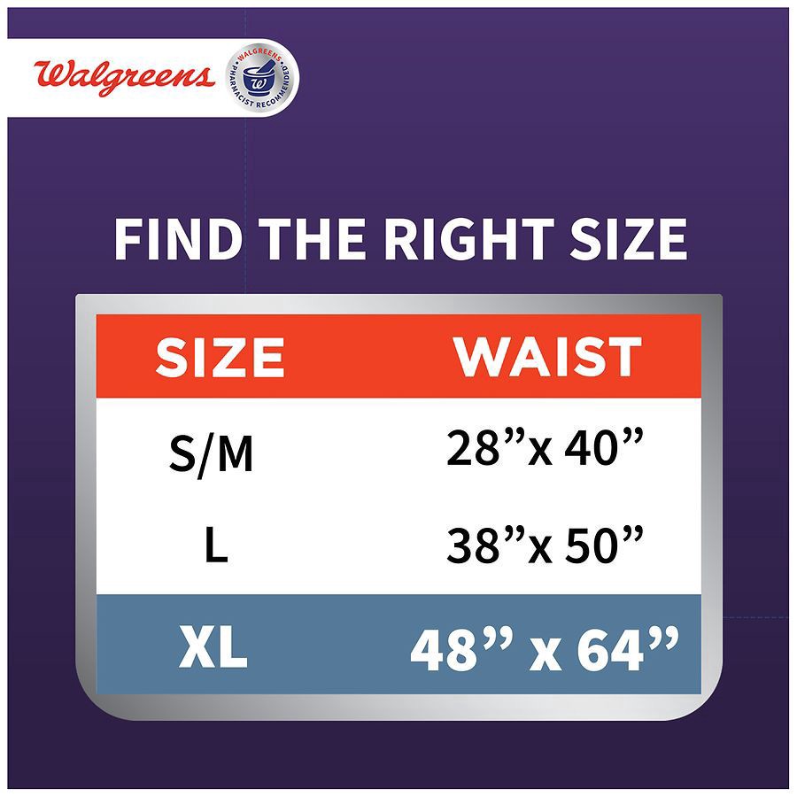 slide 3 of 5, Walgreens Certainty Women's Overnight ComfortLux Underwear X-Large, 14 ct