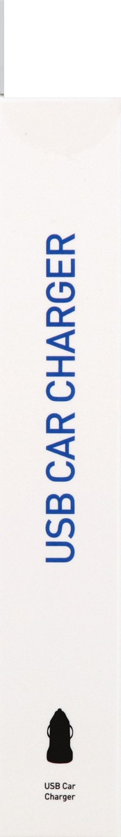 slide 4 of 5, ONE Port Usb Car Charger White, 1 ct