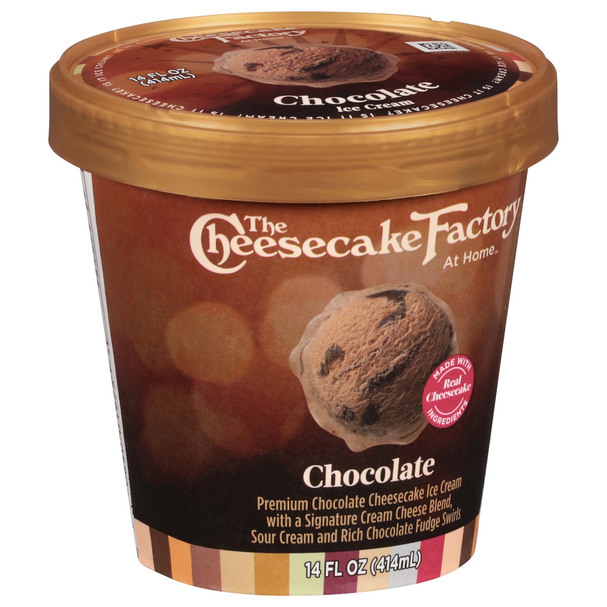 slide 6 of 9, The Cheesecake Factory At Home Chocolate Ice Cream 14 fl oz, 14 fl oz