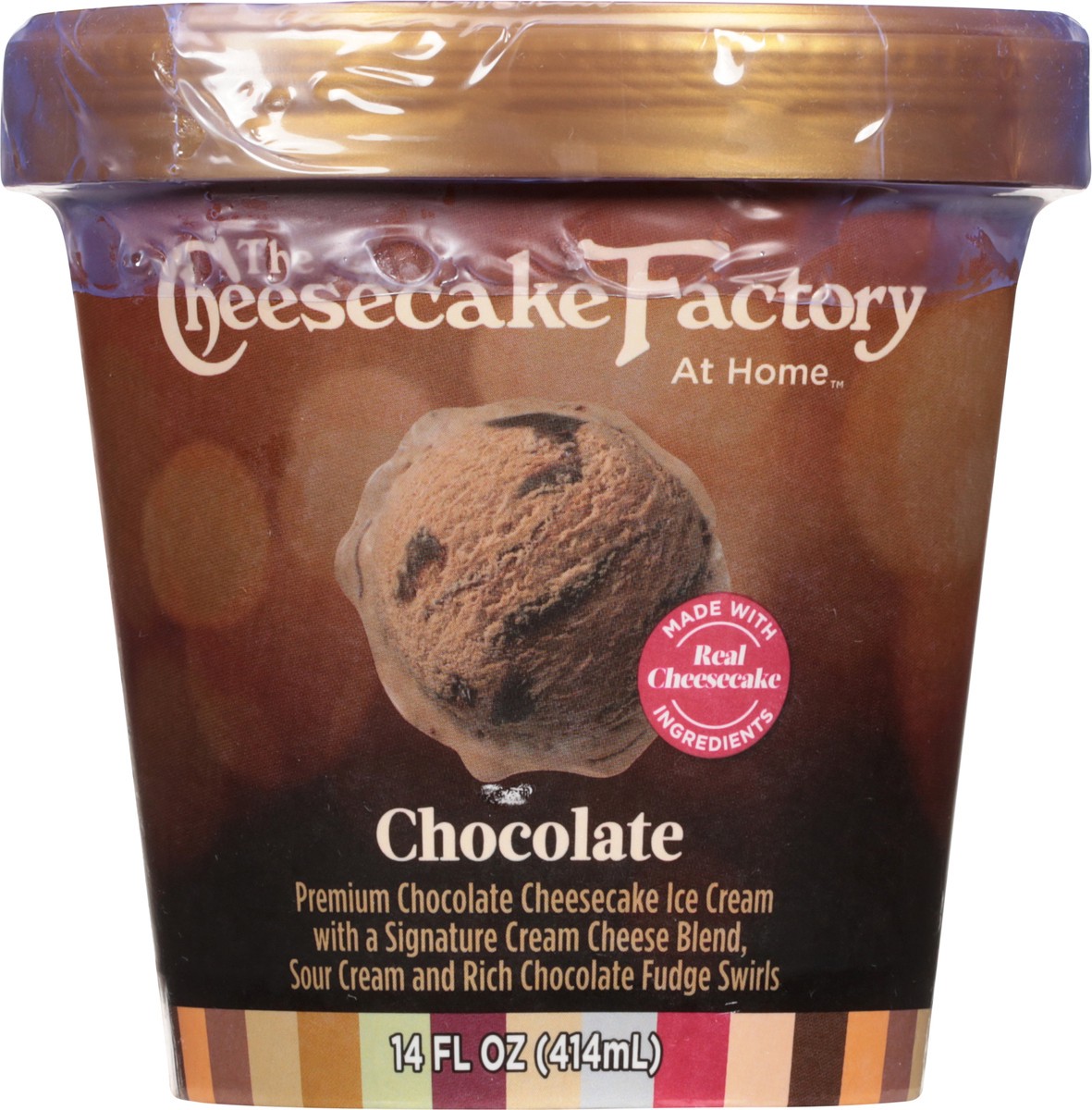 slide 4 of 9, The Cheesecake Factory At Home Chocolate Ice Cream 14 fl oz, 14 fl oz