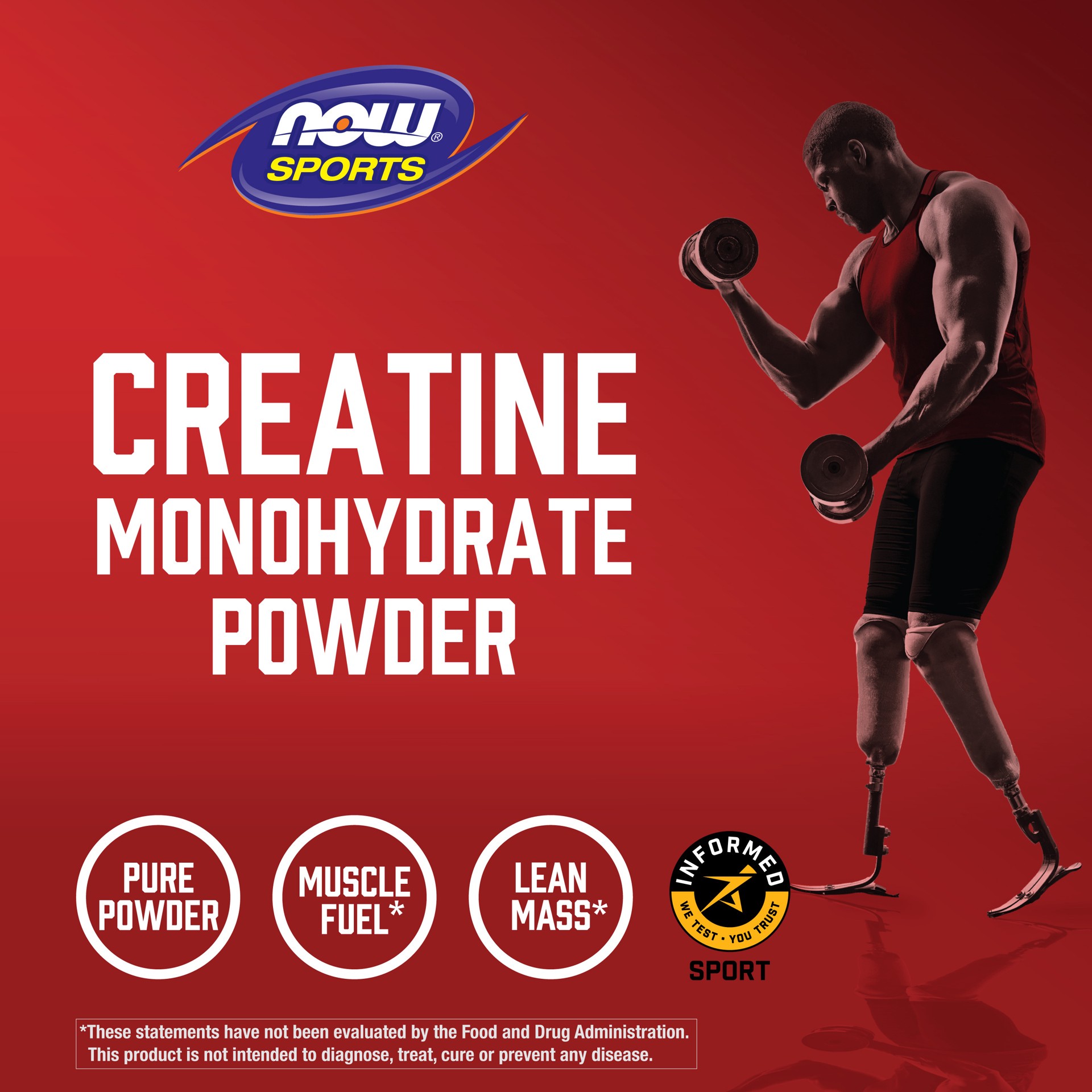 slide 5 of 5, NOW Creatine Monohydrate Powder - 8 oz., 8 oz