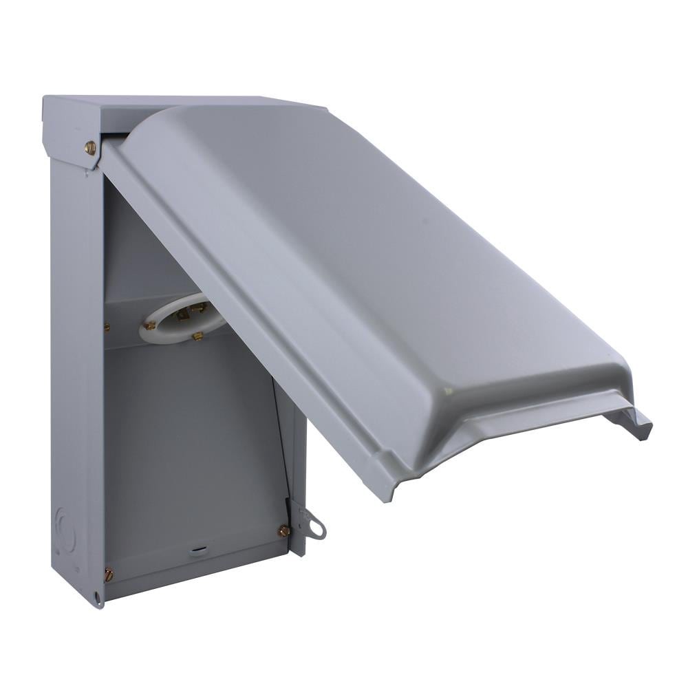 slide 2 of 6, GE 30-Amp Generator Power Inlet Box, 1 ct