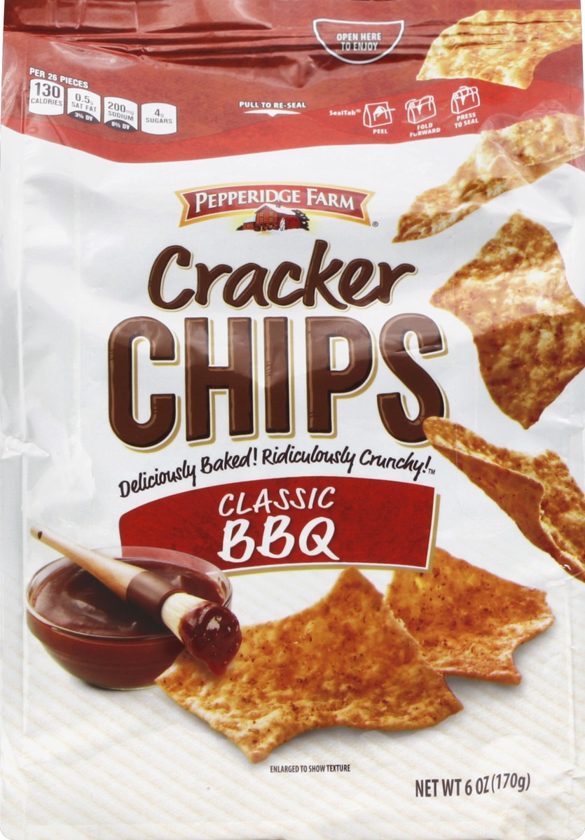 slide 5 of 5, Pepperidge Farm Classic BBQ Cracker Chips, 6 oz