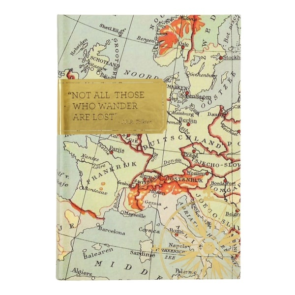 slide 1 of 1, Eccolo Map Travel Journal, 1 ct