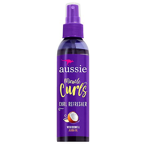 slide 1 of 1, Aussie Miracle Curls Refresher Spray Gel With Coconut & Jojoba Oil - 5.7 Fl. Oz., 5.7 fl oz