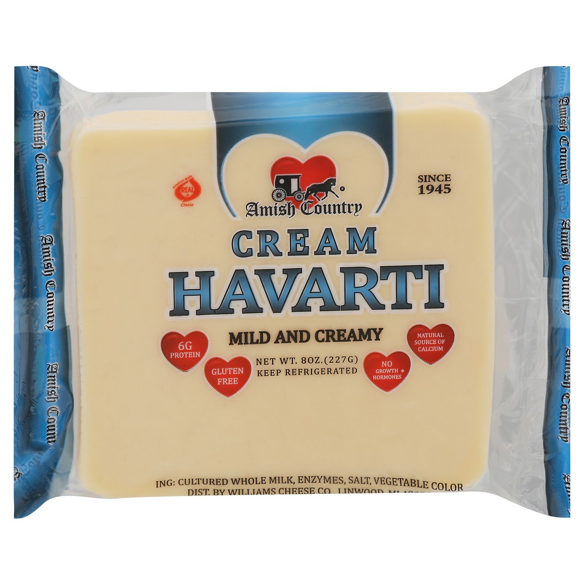 slide 13 of 14, Amish Country Mild and Creamy Cream Havarti Cheese 8 oz, 8 oz
