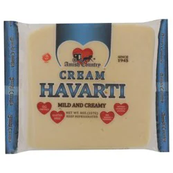 Amish Country Cream Havarti Mild and Creamy Cheese 8 oz