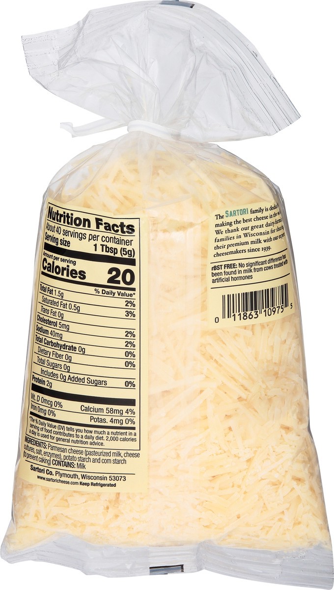 slide 3 of 13, Sartori Parmesan Classic Shredded Cheese 7 oz, 7 oz