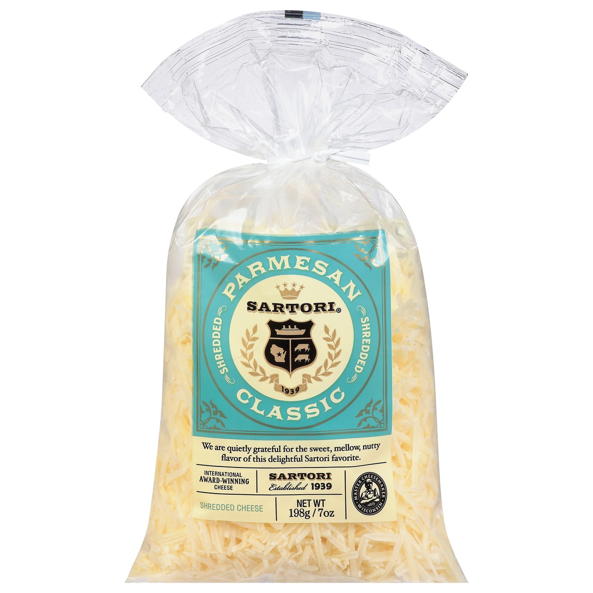 slide 1 of 2, Sartori Award-winning Classic Parmesan Shredded Cheese, 8 oz