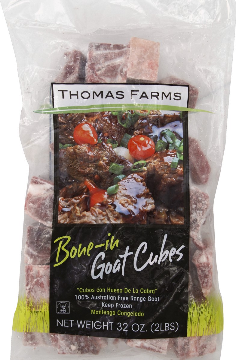 slide 4 of 5, Thomas Farms Bone-In Goat Cubes 32 oz, 32 oz