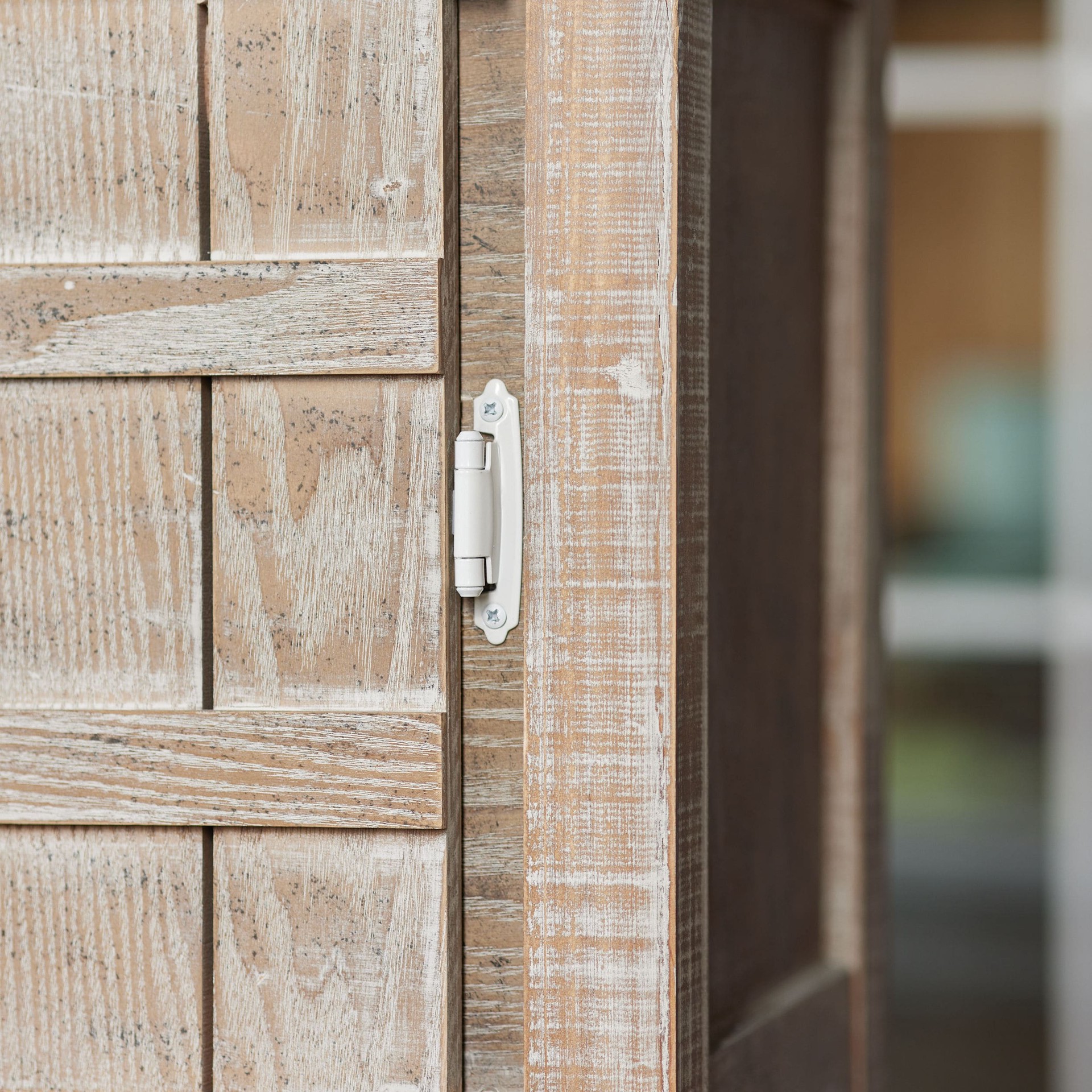 slide 3 of 6, RELIABILT 200-Degree Adjustable Overlay Overlay Surface Self-Closing White Cabinet Hinge, 1 Pair(s) 2 -Pieces, 1 ct