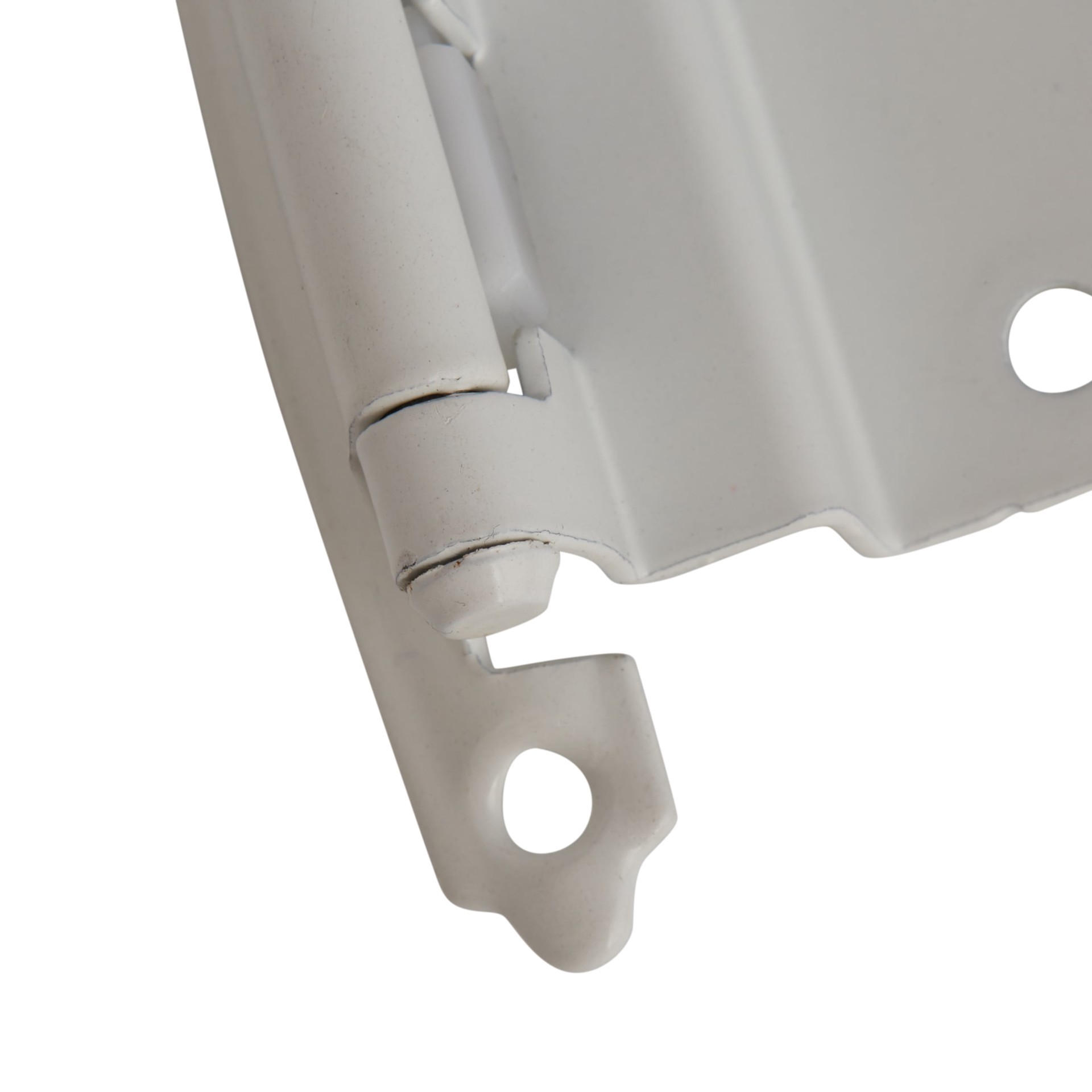 slide 2 of 6, RELIABILT 200-Degree 3/8-in Inset Inset Surface Self-Closing White Cabinet Hinge, 1 Pair(s) 2 -Pieces, 1 ct