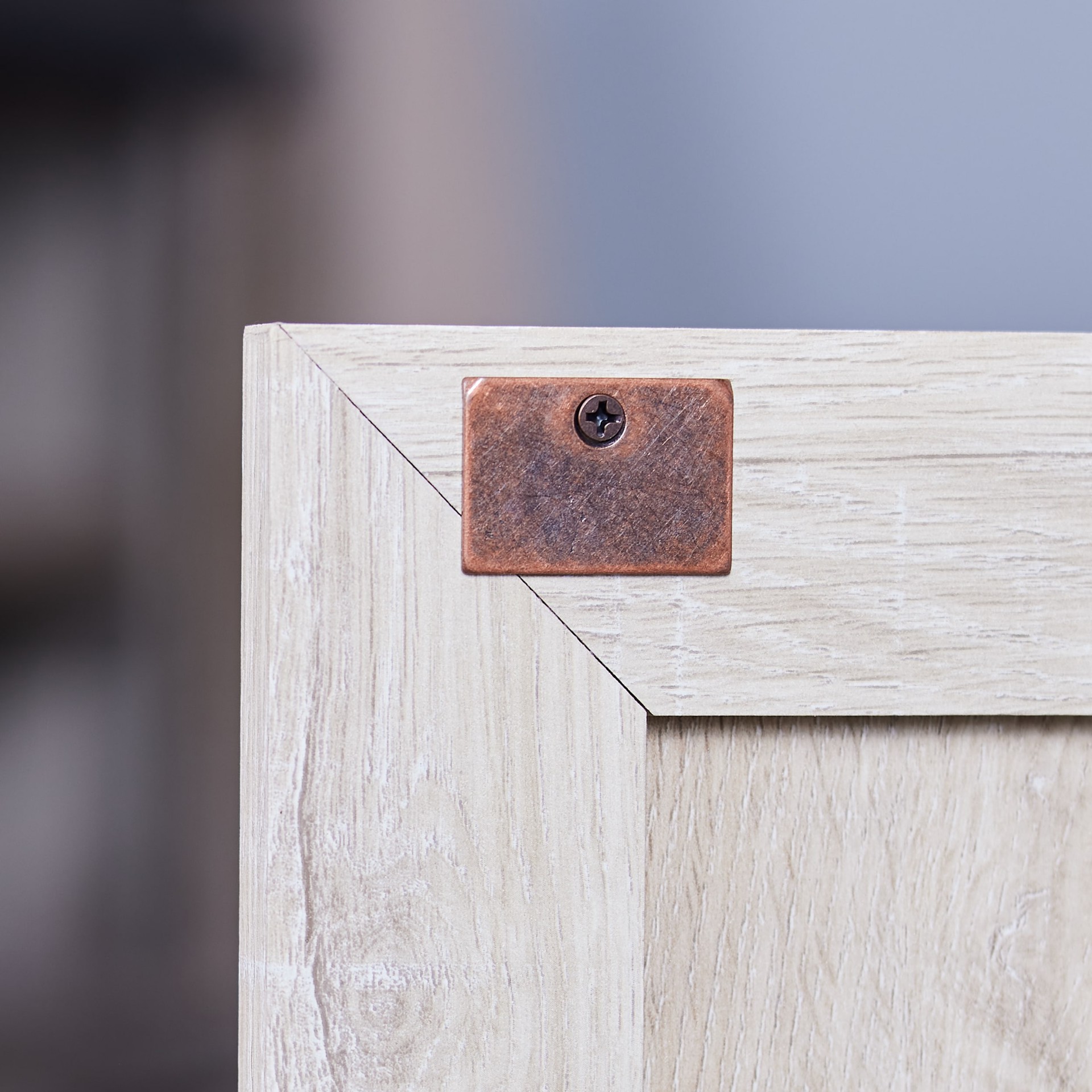 slide 3 of 6, RELIABILT 45-mm Copper Magnetic catch Cabinet Latch, 1 ct