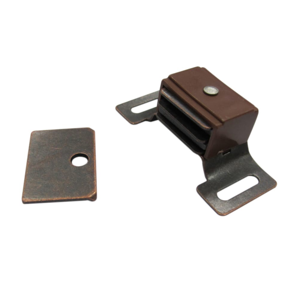 slide 1 of 5, RELIABILT Matte Copper Antique Copper/Brown Magnetic Catch, 1 ct