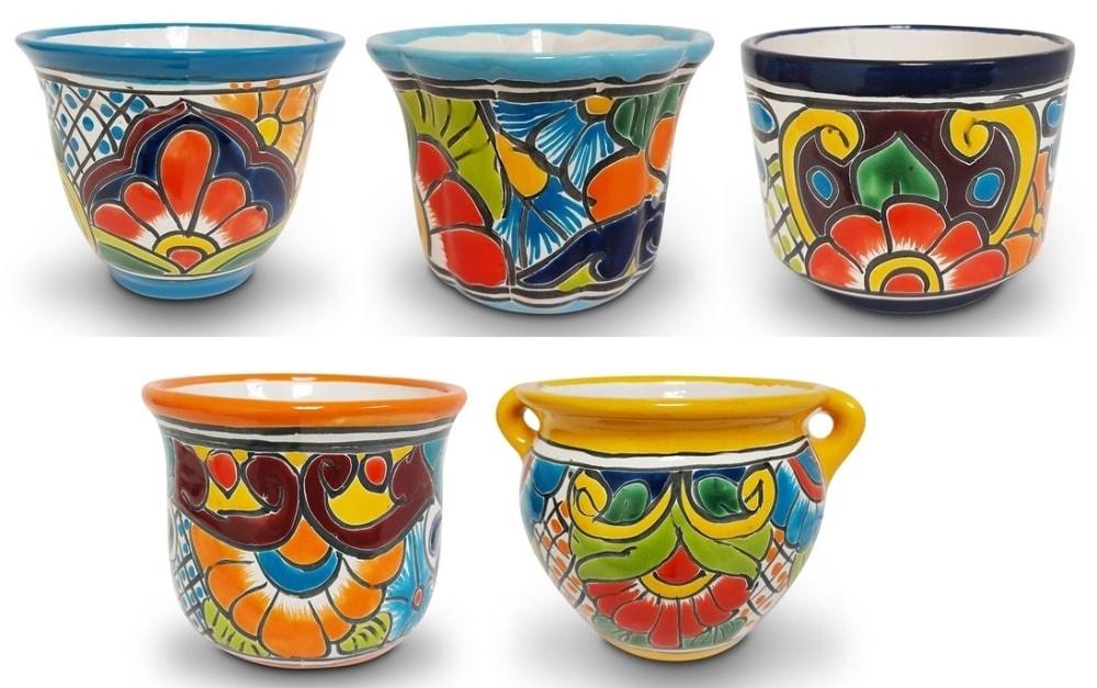 slide 1 of 1, Rustico Talvera Glazed Pot, 6 in