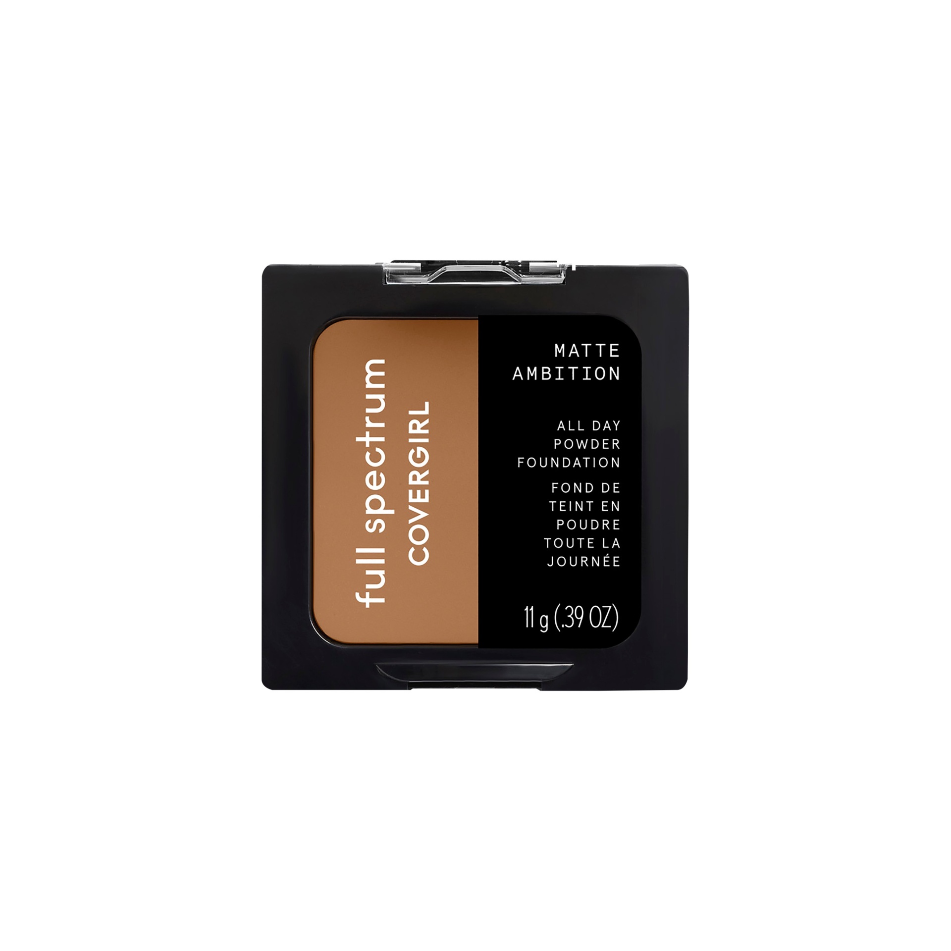 slide 1 of 3, Covergirl Matte Ambition- All Day Powder Foundation, Tan Golden, 11 g