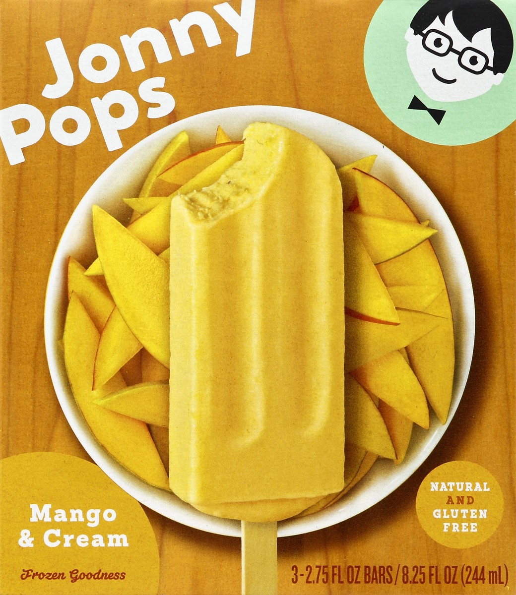 slide 5 of 6, Jonny Pops Mango & Cream Ice Cream Bars, 8.25 oz