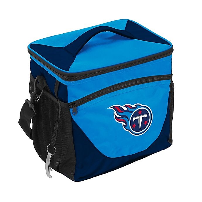 slide 1 of 1, NFL Tennessee Titans Cooler Bag - Royal Blue/Navy, 24 ct