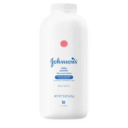 Johnson's Naturally Derived Baby Powder for Delicate Skin, Clinically Proven Mild, Hypoallergenic, Free of Parabens, Phthalates, and Dyes, Gentle Baby Powder for Skin Care, 15 oz