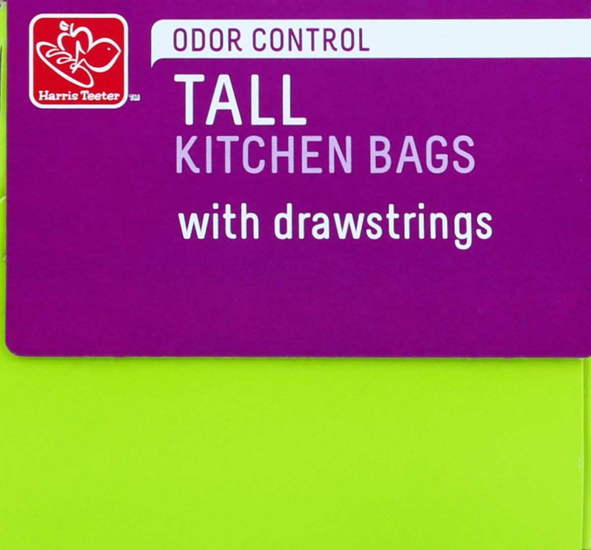 slide 5 of 5, Harris Teeter Draw Tall Kitchn Bg W/Odor, 40 ct