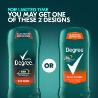 slide 5 of 16, Degree Original Protection Antiperspirant Deodorant Wild Woods, 2.7 oz, 2 Count, 2.7 oz