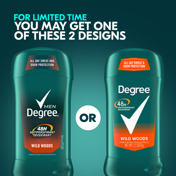 slide 14 of 16, Degree Original Protection Antiperspirant Deodorant Wild Woods, 2.7 oz, 2 Count, 2.7 oz