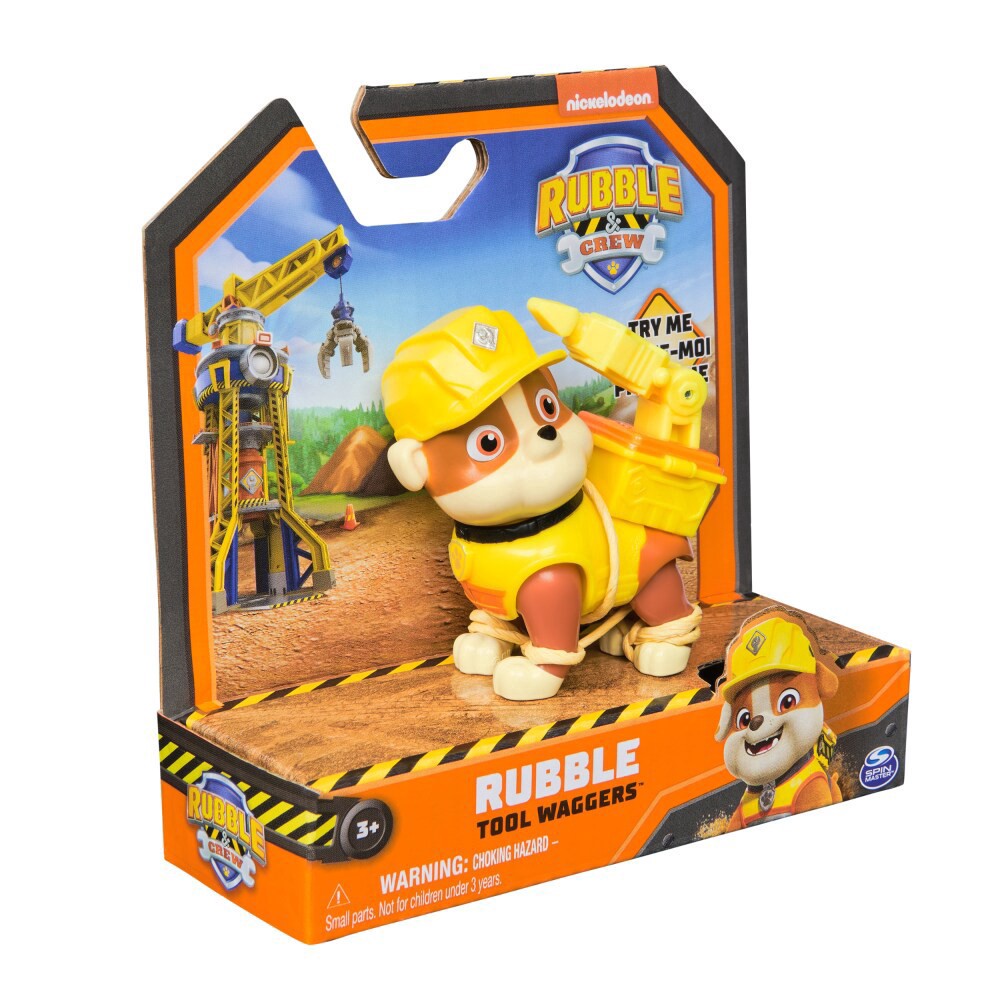 slide 2 of 3, Rubble & Crew Rubble Tool Wagger Action Figure, 1 ct
