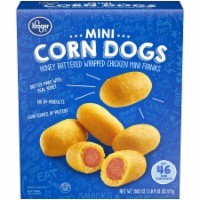 slide 1 of 1, Kroger Honey Battered Mini Corn Dogs, 46 ct; 30.82 oz