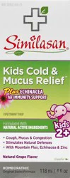 Similasan Echinacea Kid Cold Mucus Relief