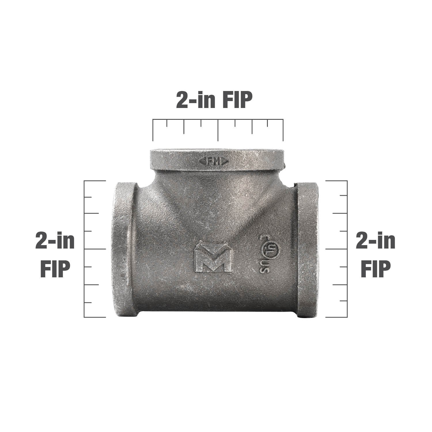 slide 4 of 6, RELIABILT 2-in Black Tee, 1 ct