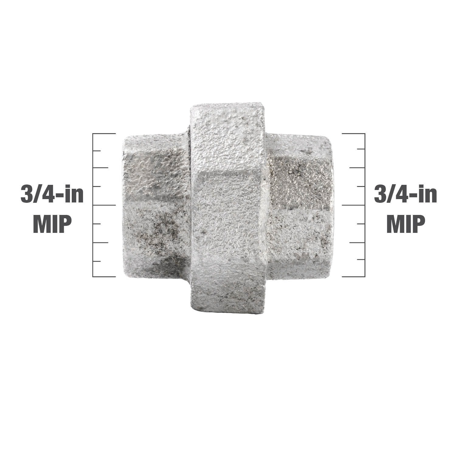 slide 4 of 6, RELIABILT 3/4-in Galvanized Union, 1 ct