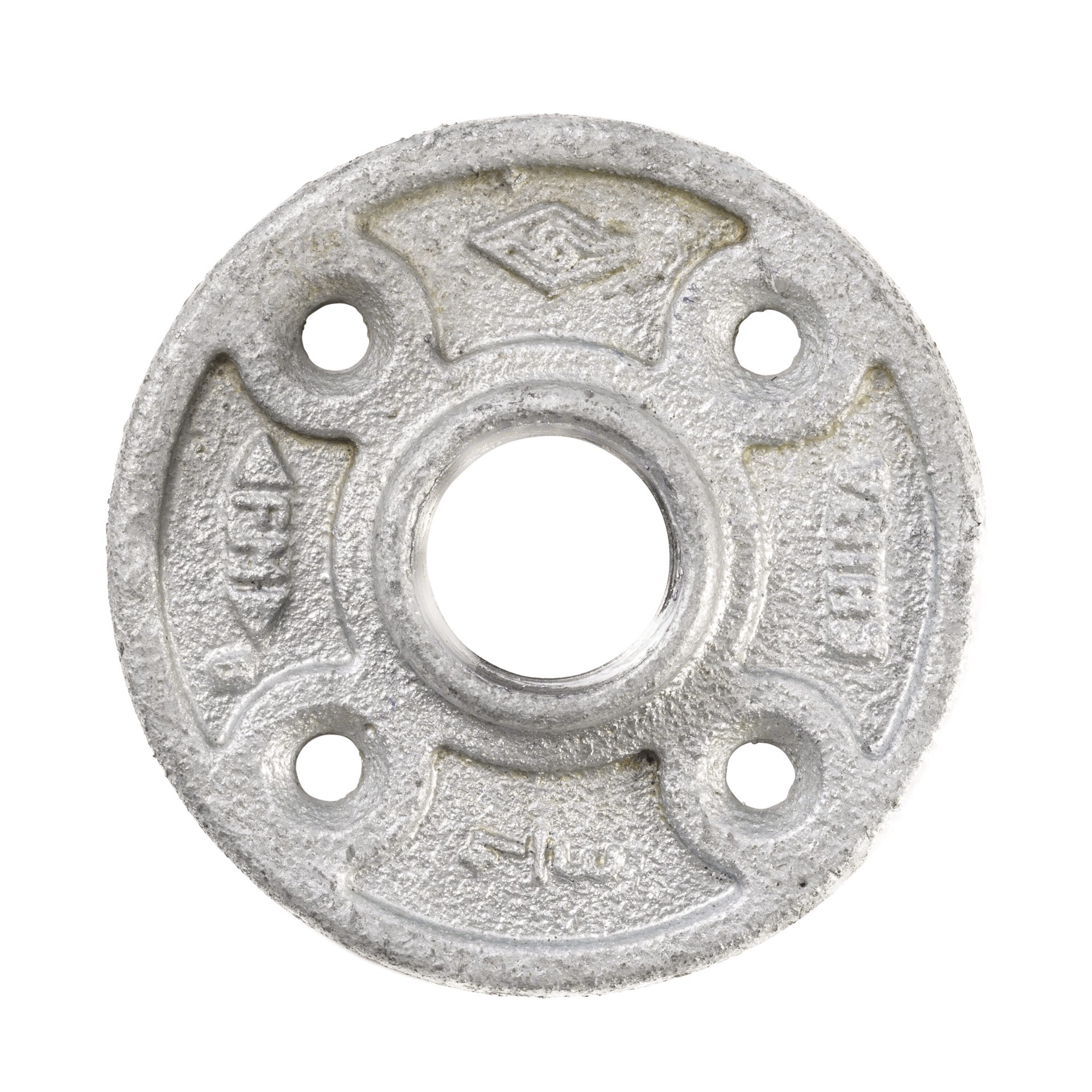 slide 3 of 6, RELIABILT 3/4-in Galvanized Floor Flange, 1 ct