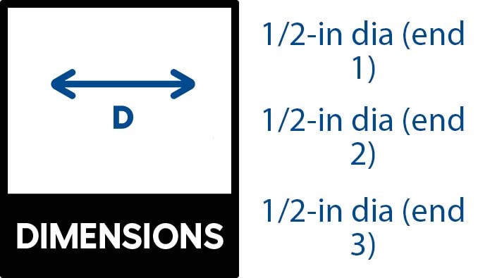 slide 2 of 6, RELIABILT 1/2-in Black Iron Coupling Fitting, 1 ct