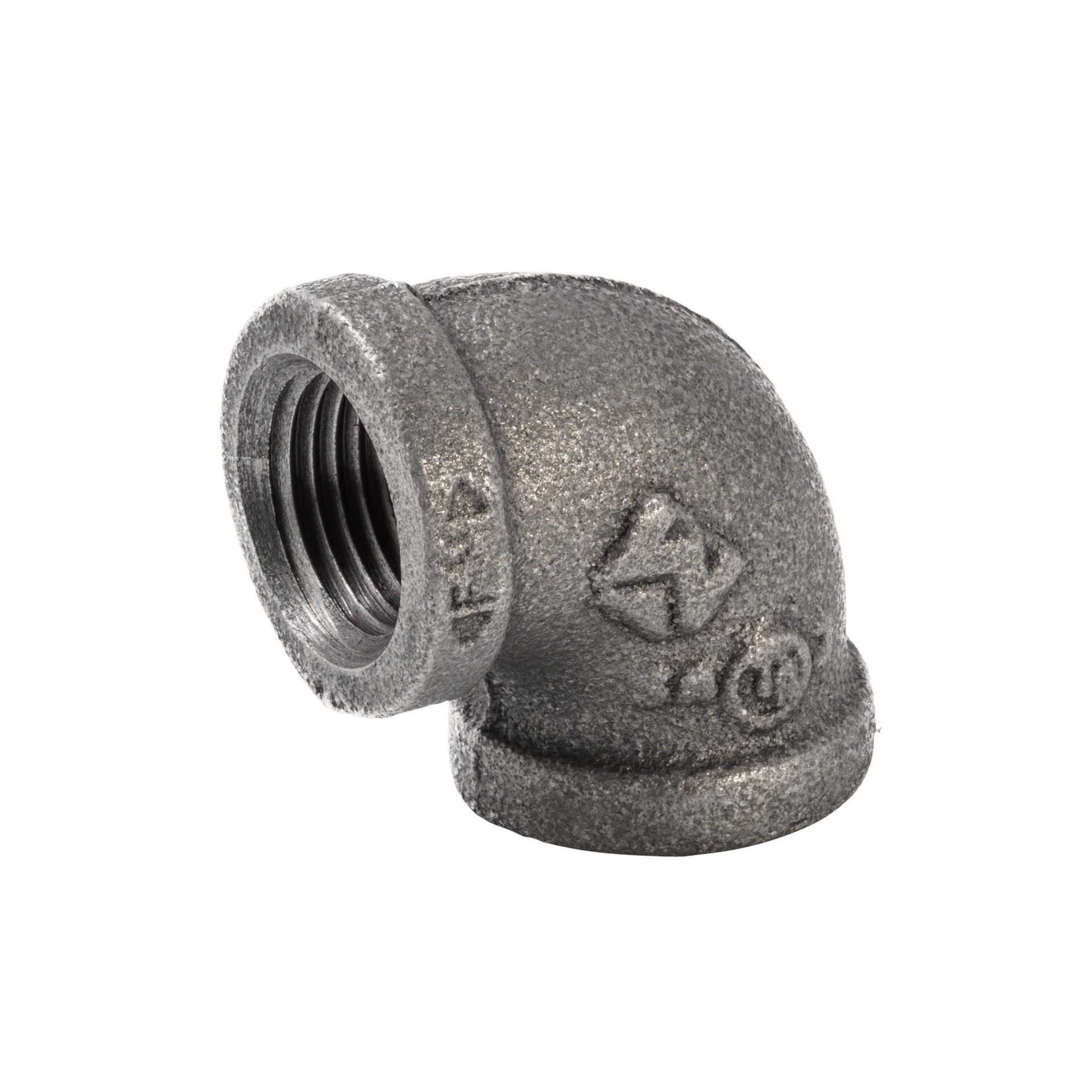 slide 1 of 6, RELIABILT 1/2-in 90 Black Iron Elbow Fitting, 1 ct