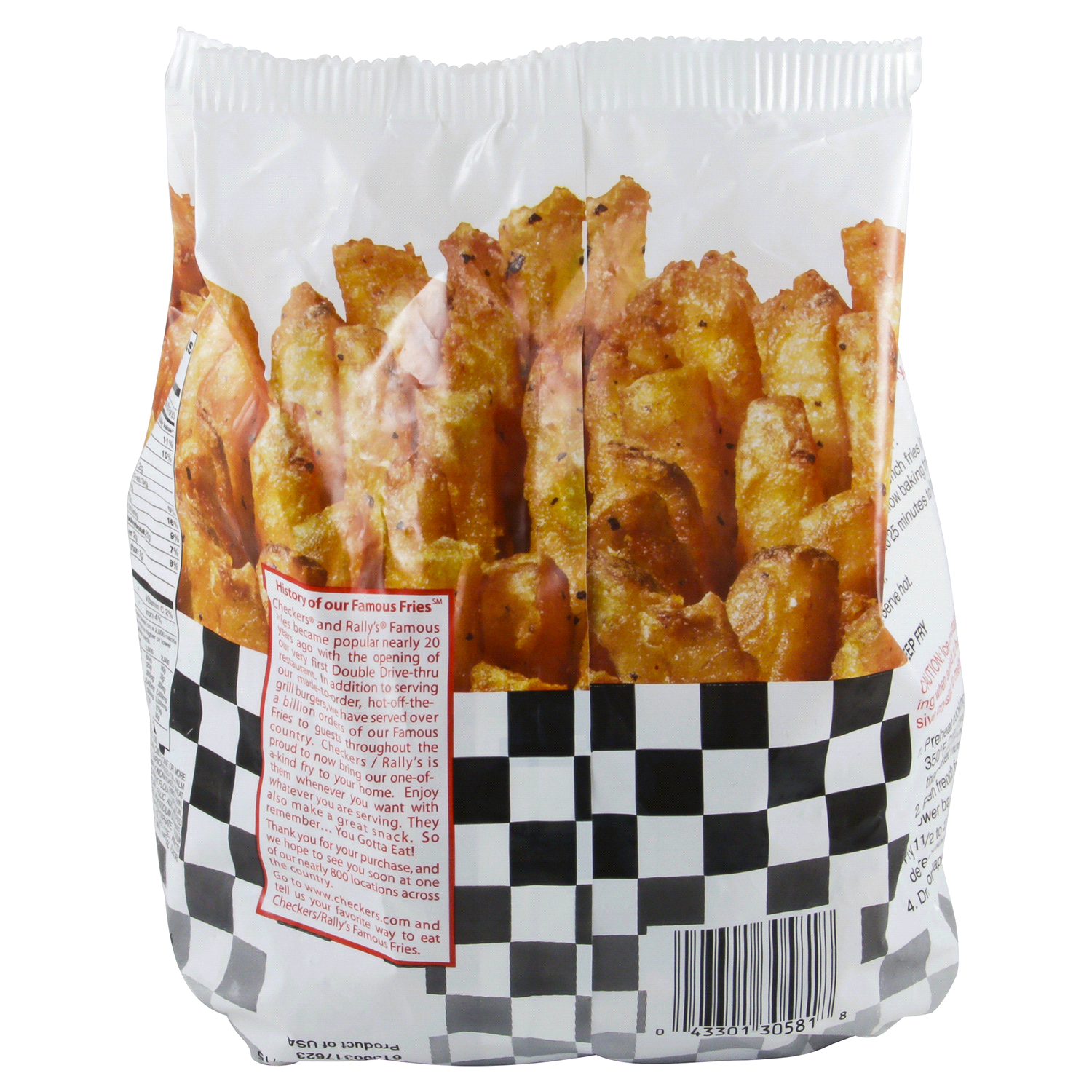 slide 2 of 3, Checkers/Rally's Famous Seasoned Fries, 28 oz