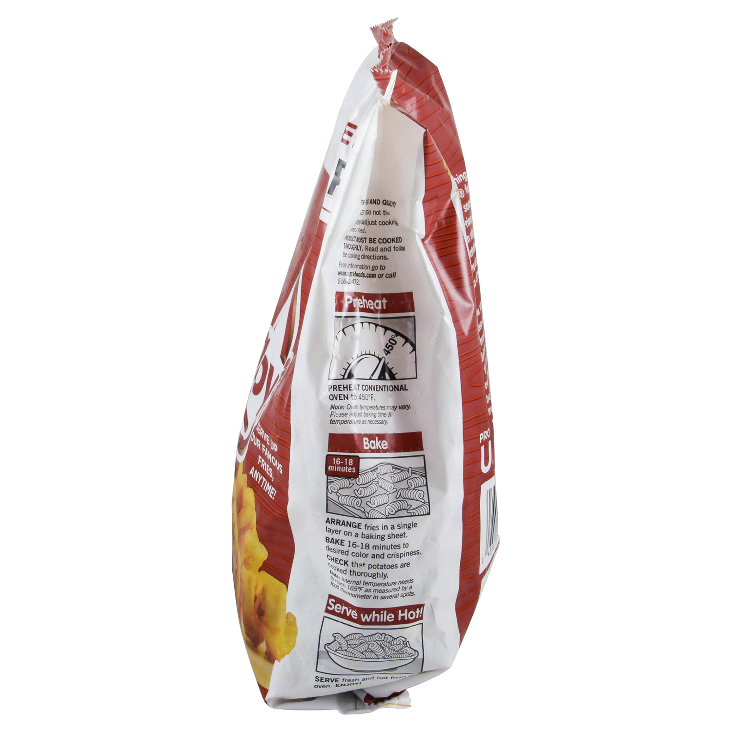 slide 3 of 3, Arby's Curly Fries, Seasoned, 22 oz