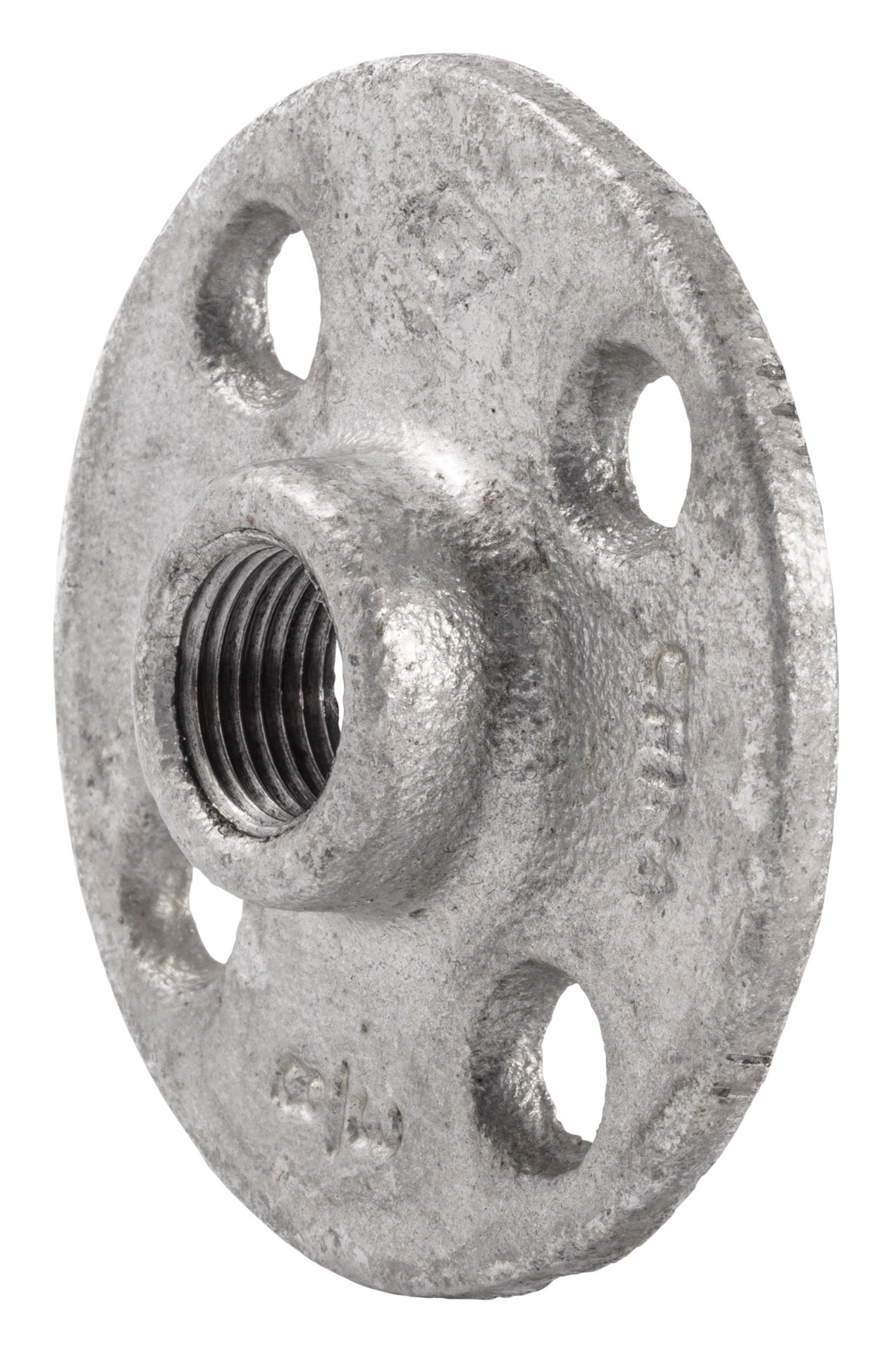 slide 3 of 6, RELIABILT 3/8-in Galvanized Floor Flange, 1 ct