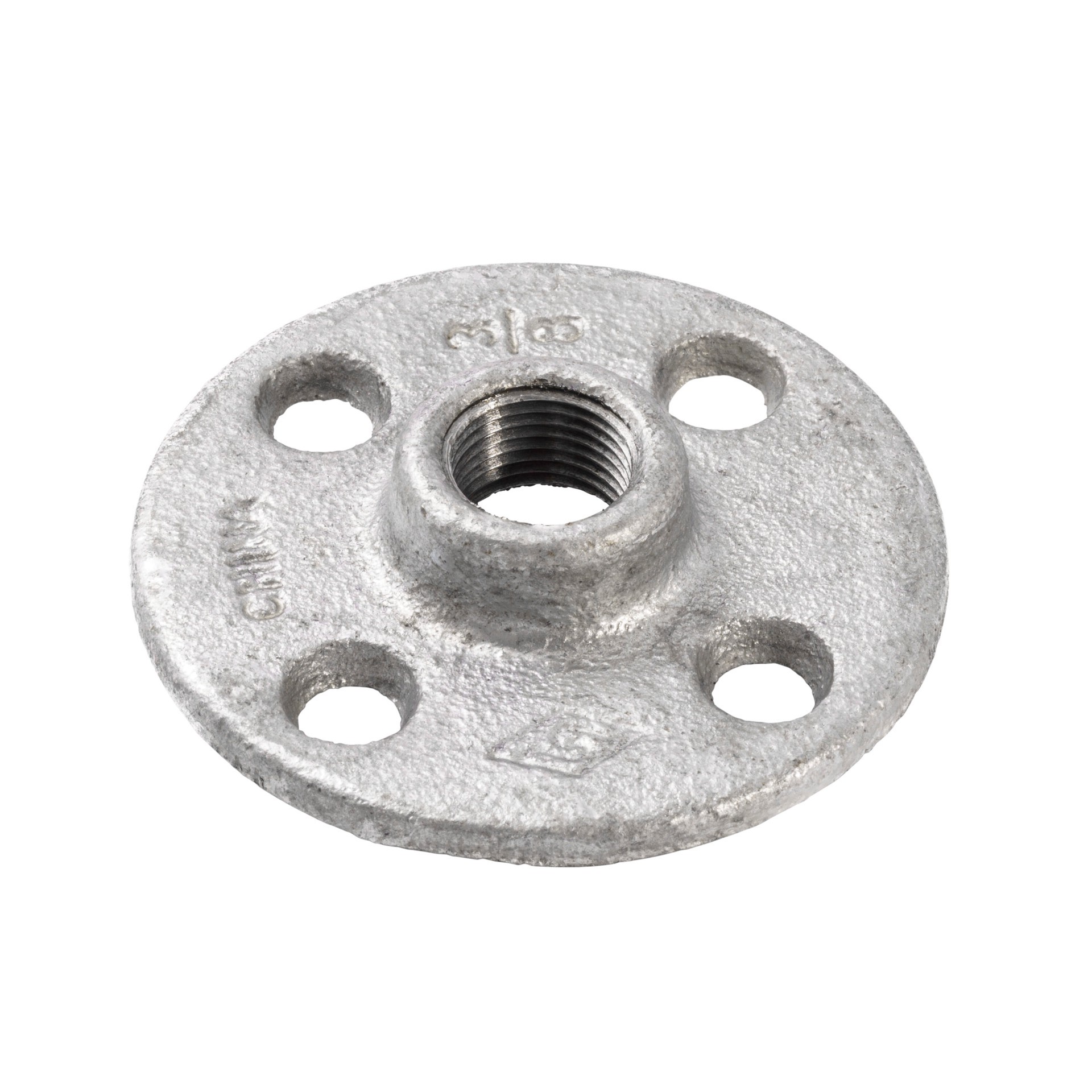 slide 1 of 6, RELIABILT 3/8-in Galvanized Floor Flange, 1 ct