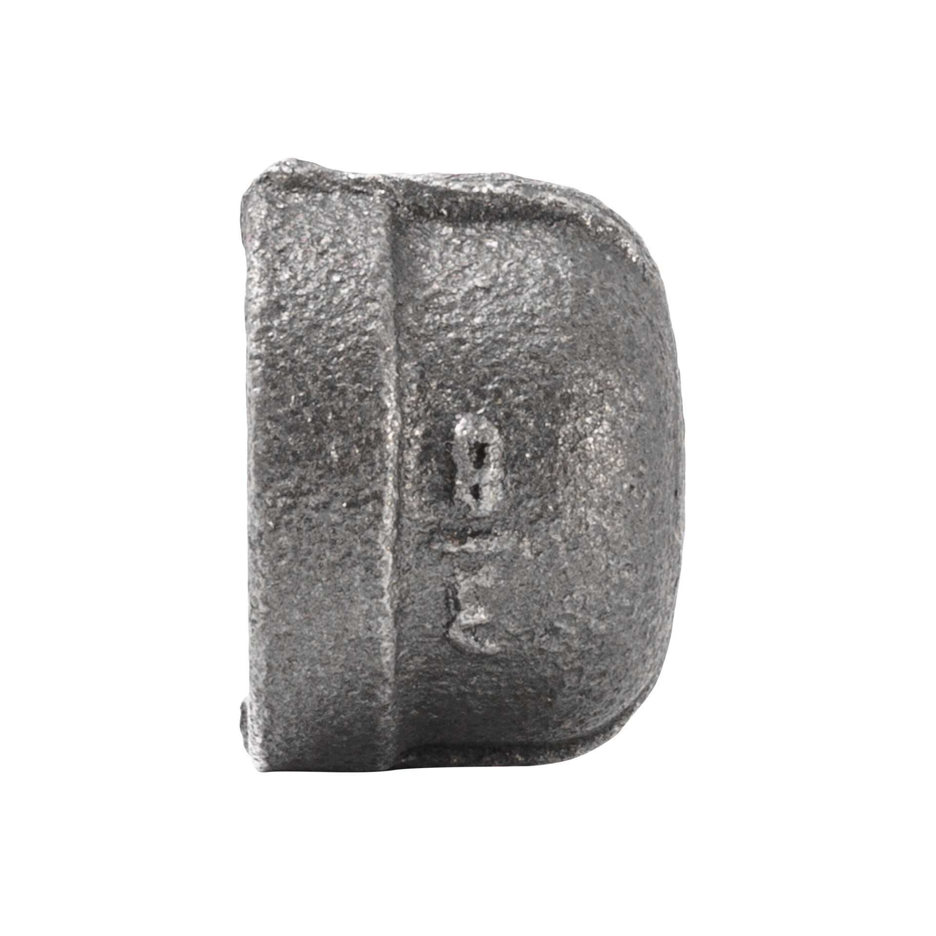 slide 2 of 6, RELIABILT 3/8-in Black Iron Cap Fitting, 1 ct