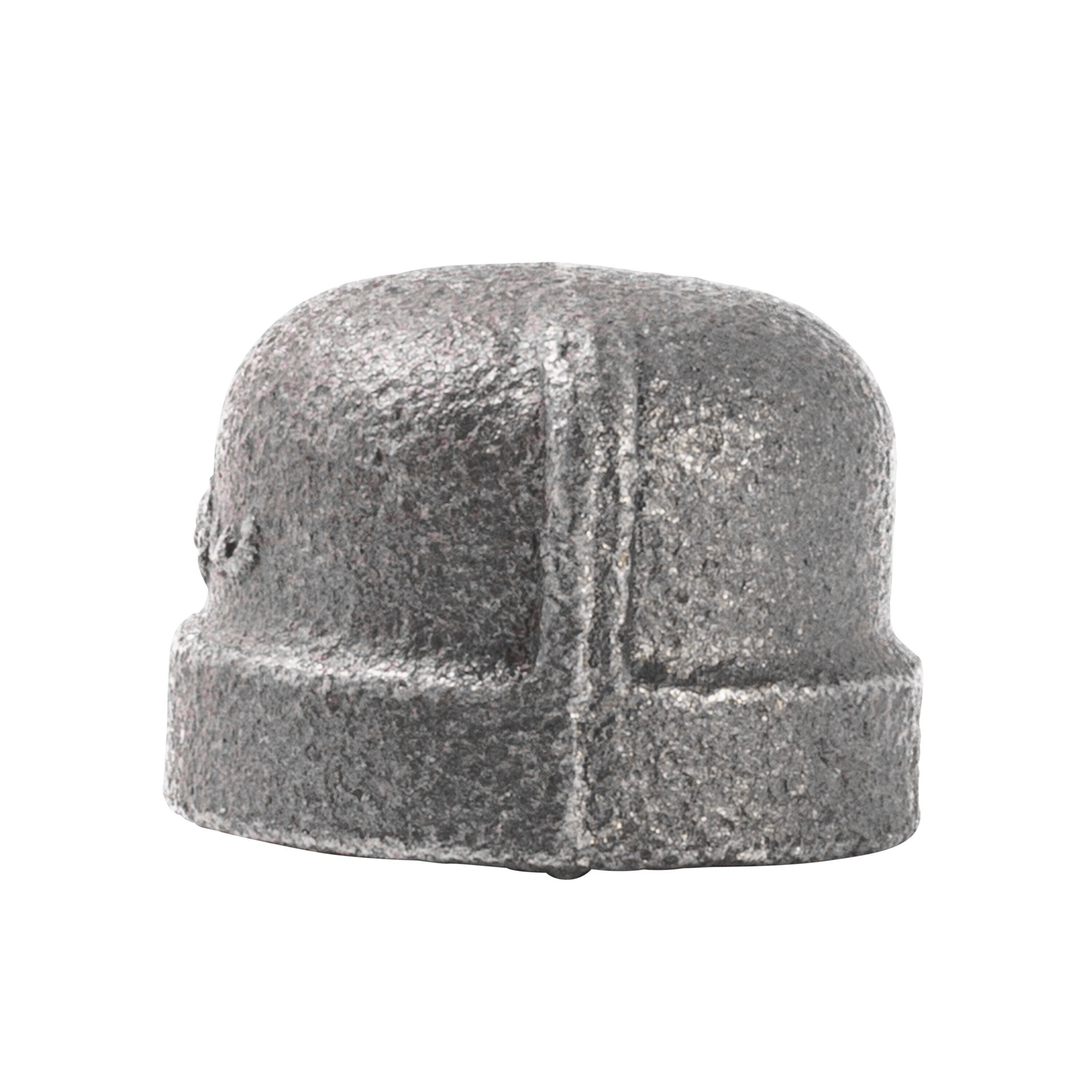 slide 3 of 6, RELIABILT 3/8-in Black Iron Cap Fitting, 1 ct