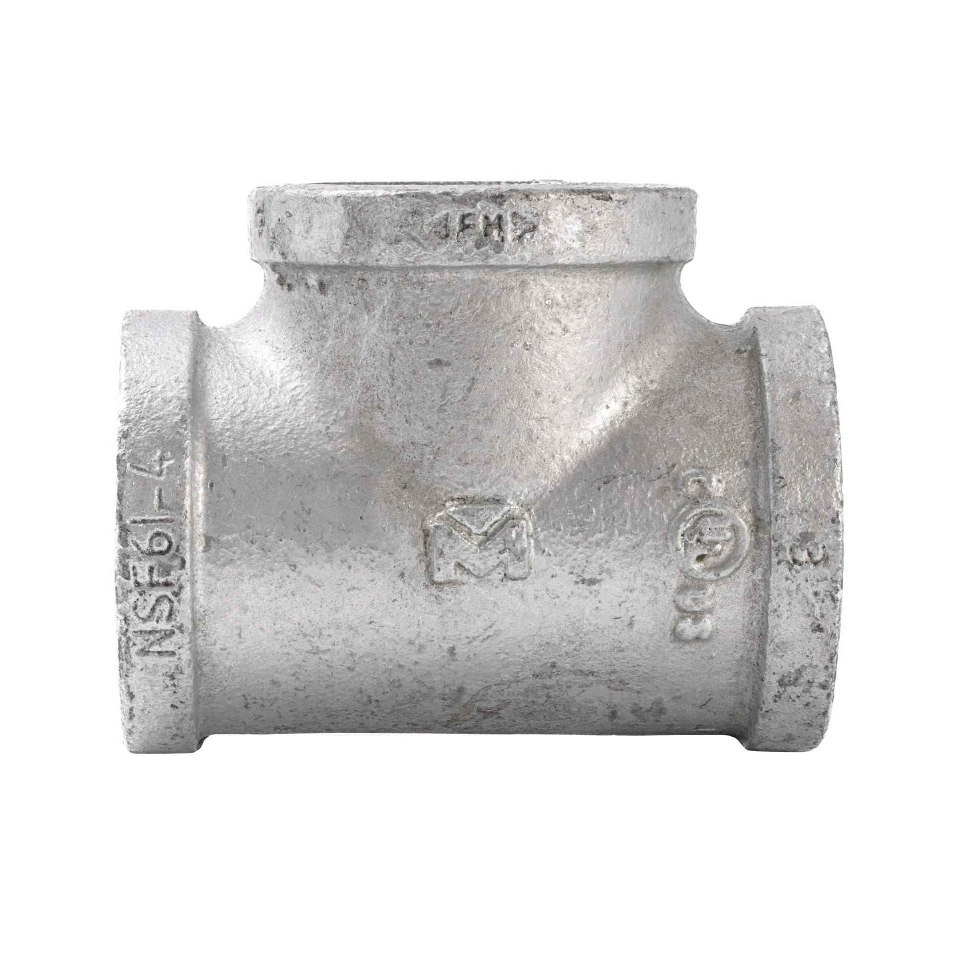 slide 2 of 6, RELIABILT 1-1/2-in Galvanized Tee, 1 ct