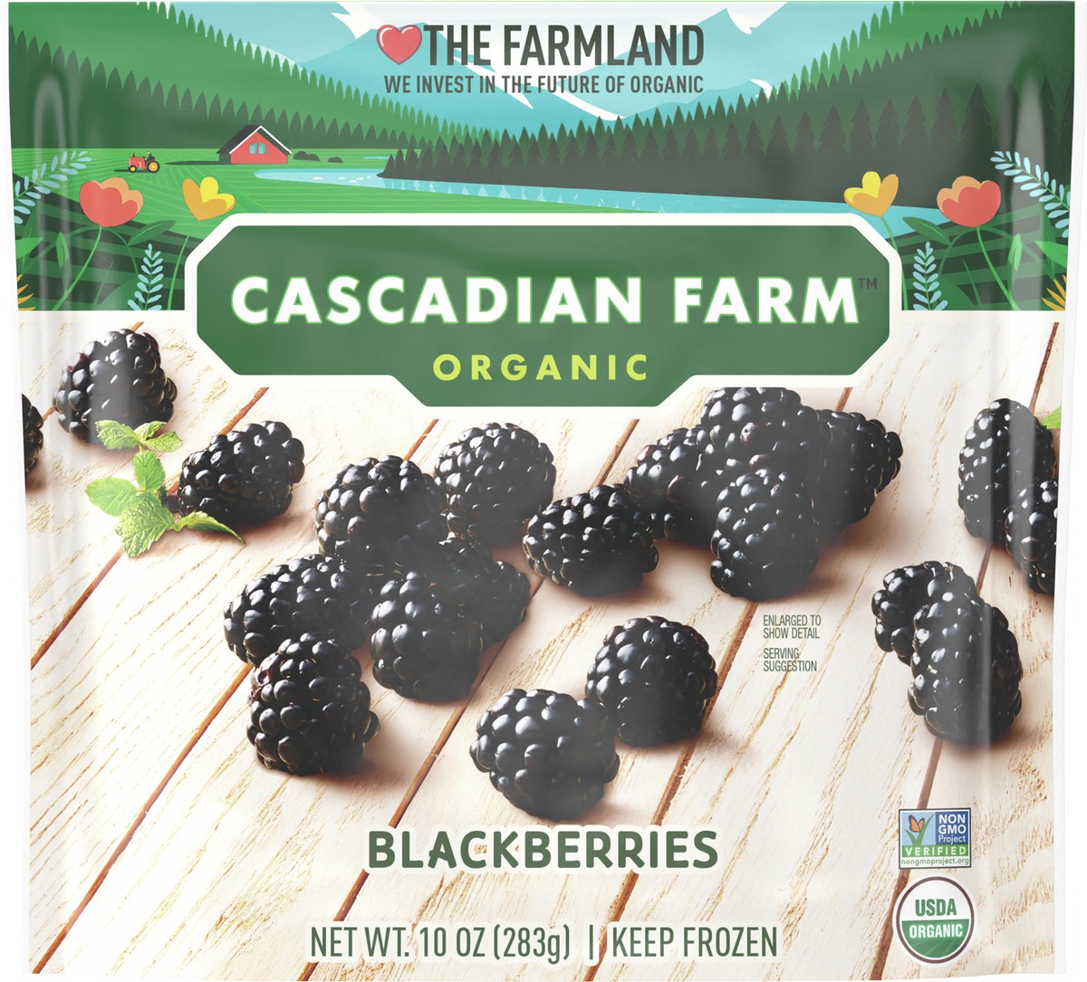 slide 6 of 14, Cascadian Farm Organic Blackberries, Frozen Fruit, 10 oz., 10 oz