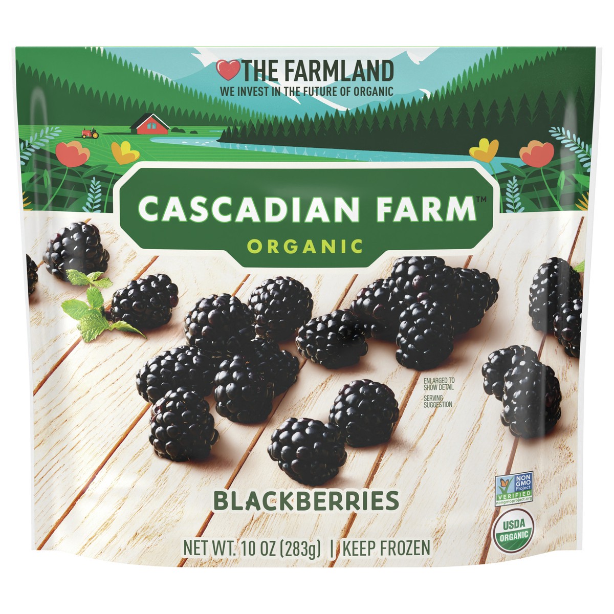 slide 1 of 14, Cascadian Farm Organic Blackberries, Frozen Fruit, 10 oz., 10 oz