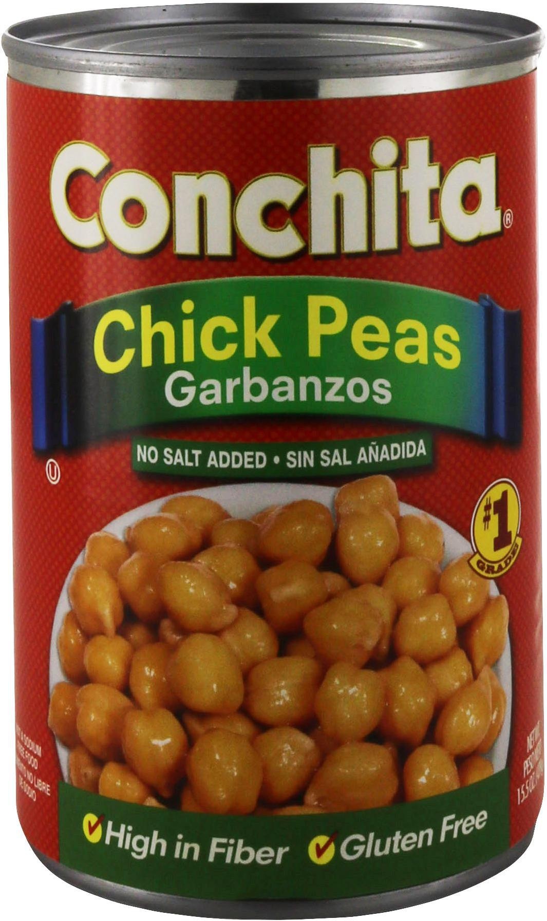 slide 1 of 1, Conchita Chicken Peas No Salt, 15 oz