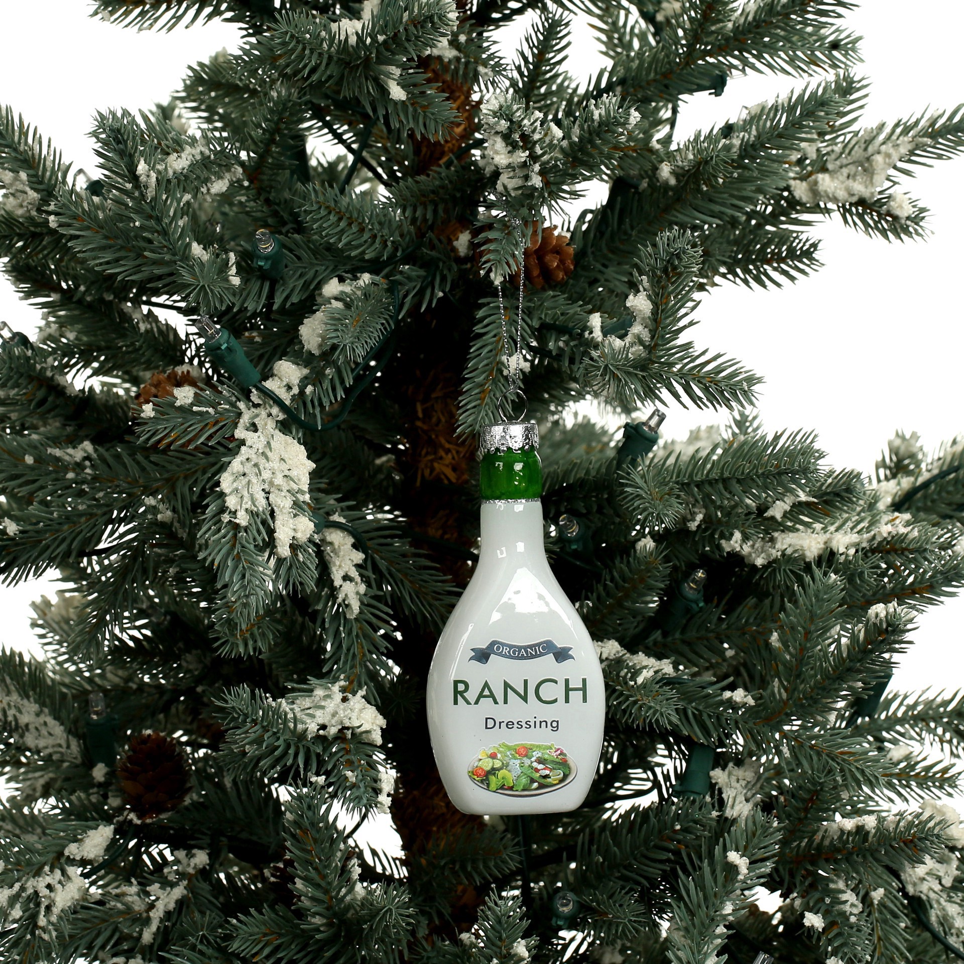 slide 2 of 2, 4.75" Ranch Glass Ornament By Ashland, 4.75 in