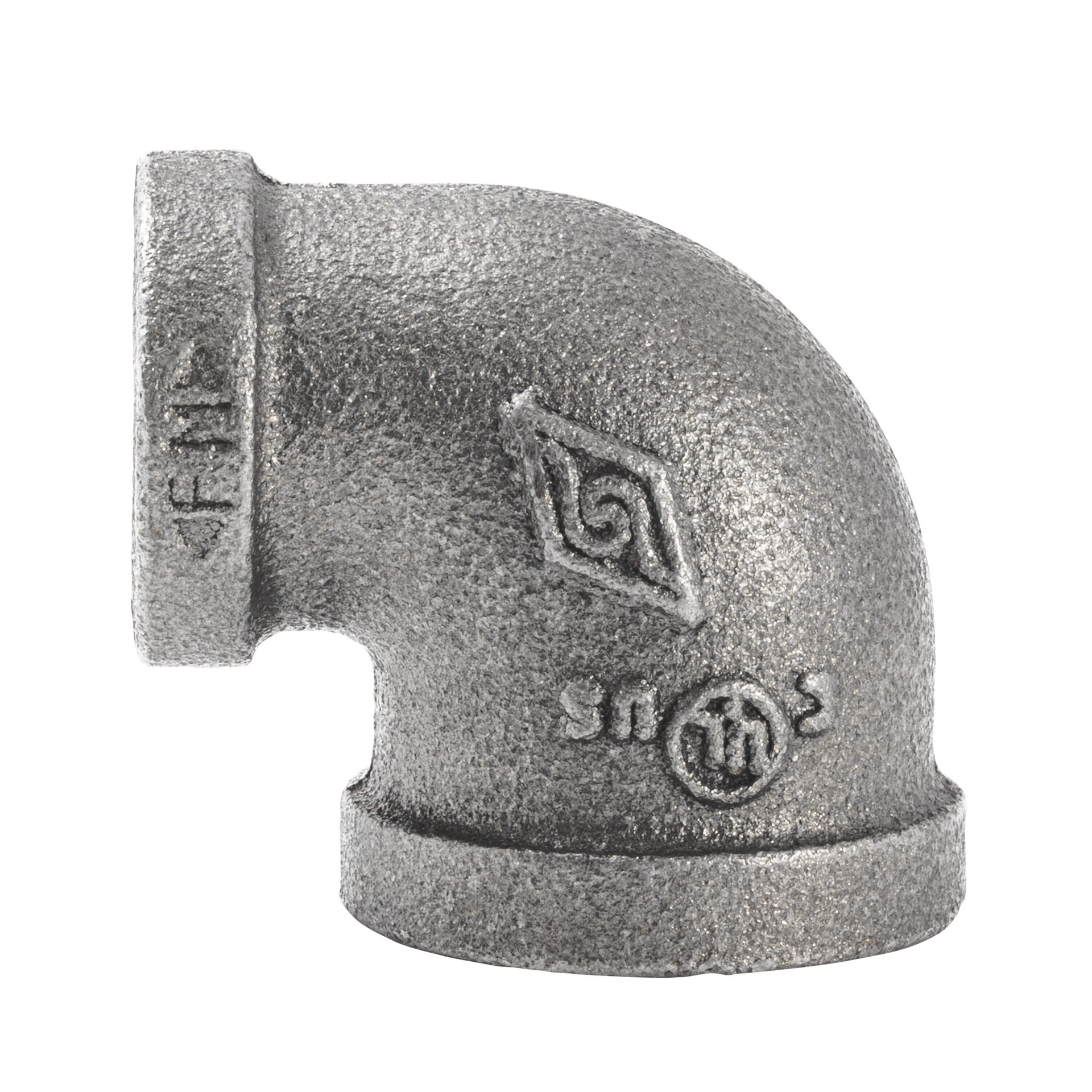 slide 2 of 6, RELIABILT 3/4-in x 1/2-in 90 Black Iron Elbow Fitting, 1 ct