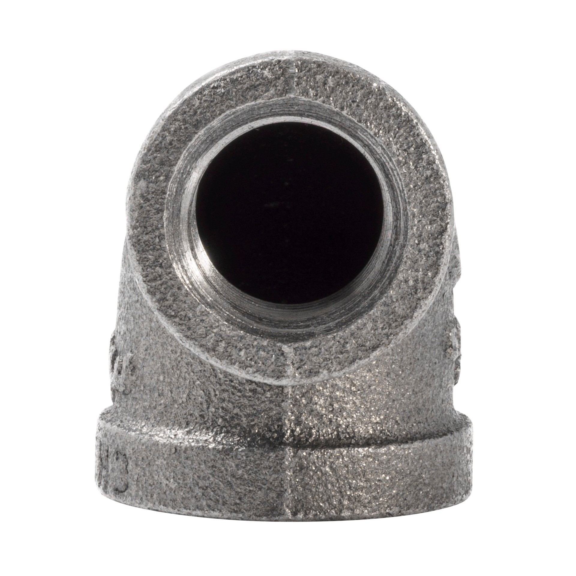 slide 3 of 6, RELIABILT 3/4-in x 1/2-in 90 Black Iron Elbow Fitting, 1 ct