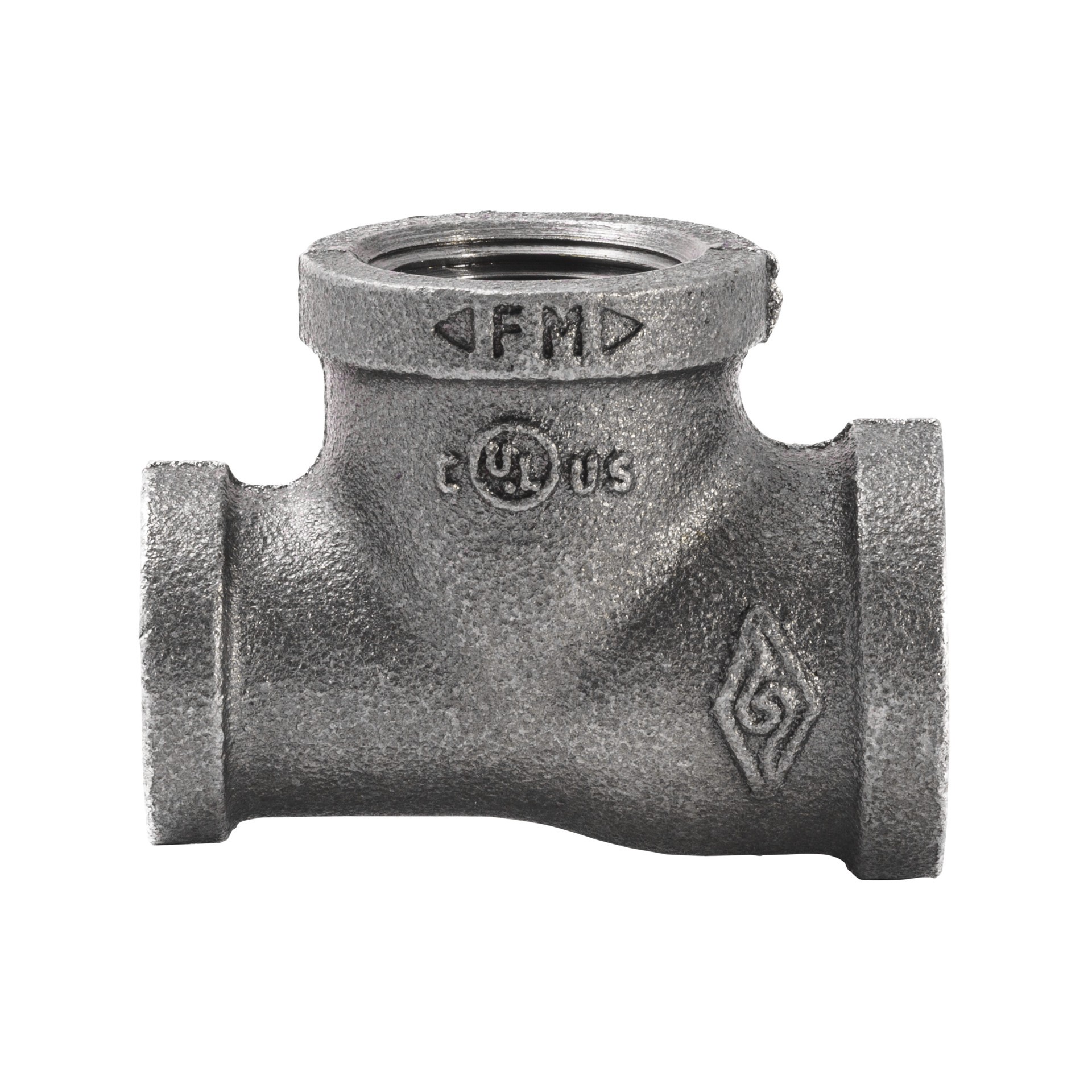 slide 2 of 6, RELIABILT 3/4-in x 1/2-in x 3/4-in Black Reducing Tee, 1 ct