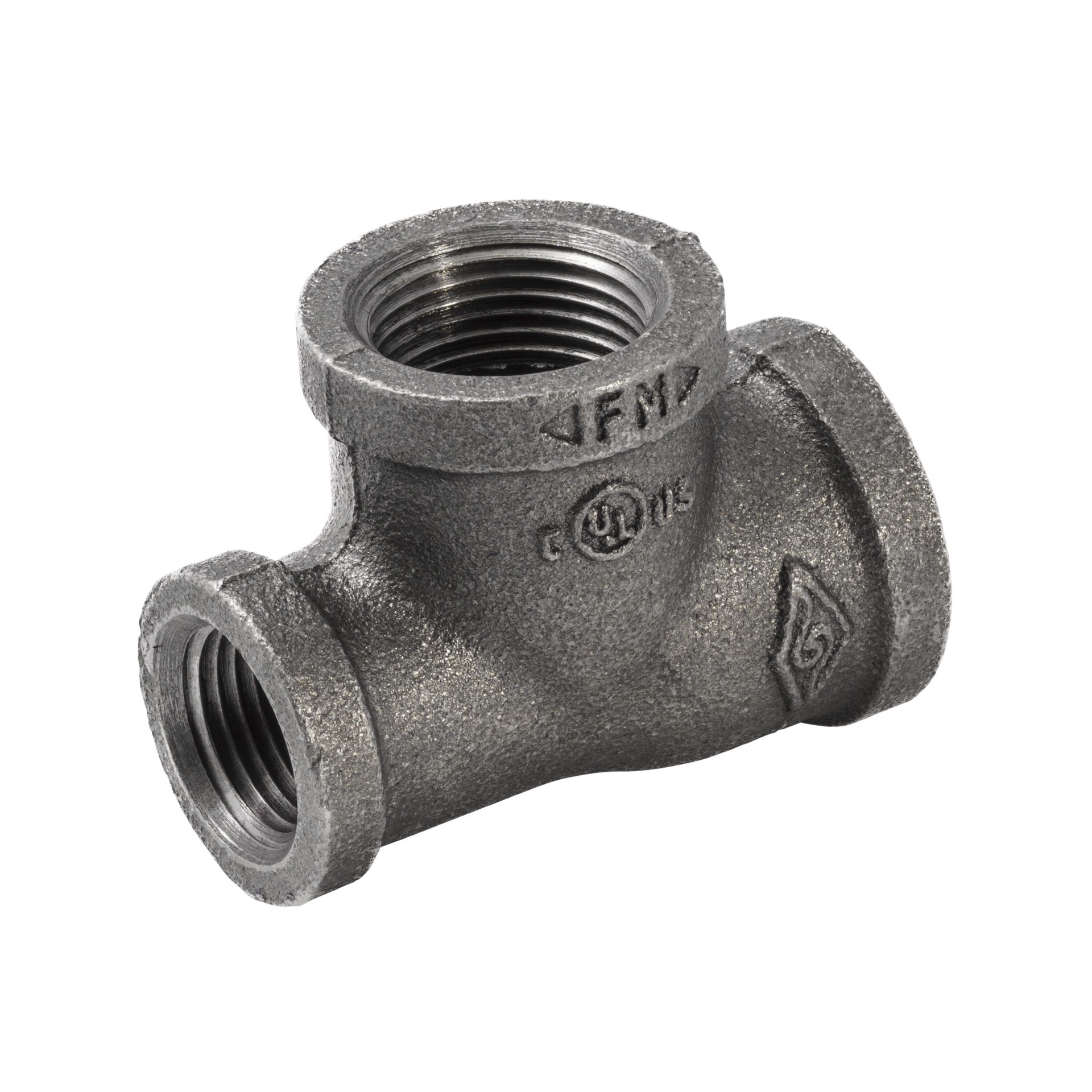 slide 1 of 6, RELIABILT 3/4-in x 1/2-in x 3/4-in Black Reducing Tee, 1 ct