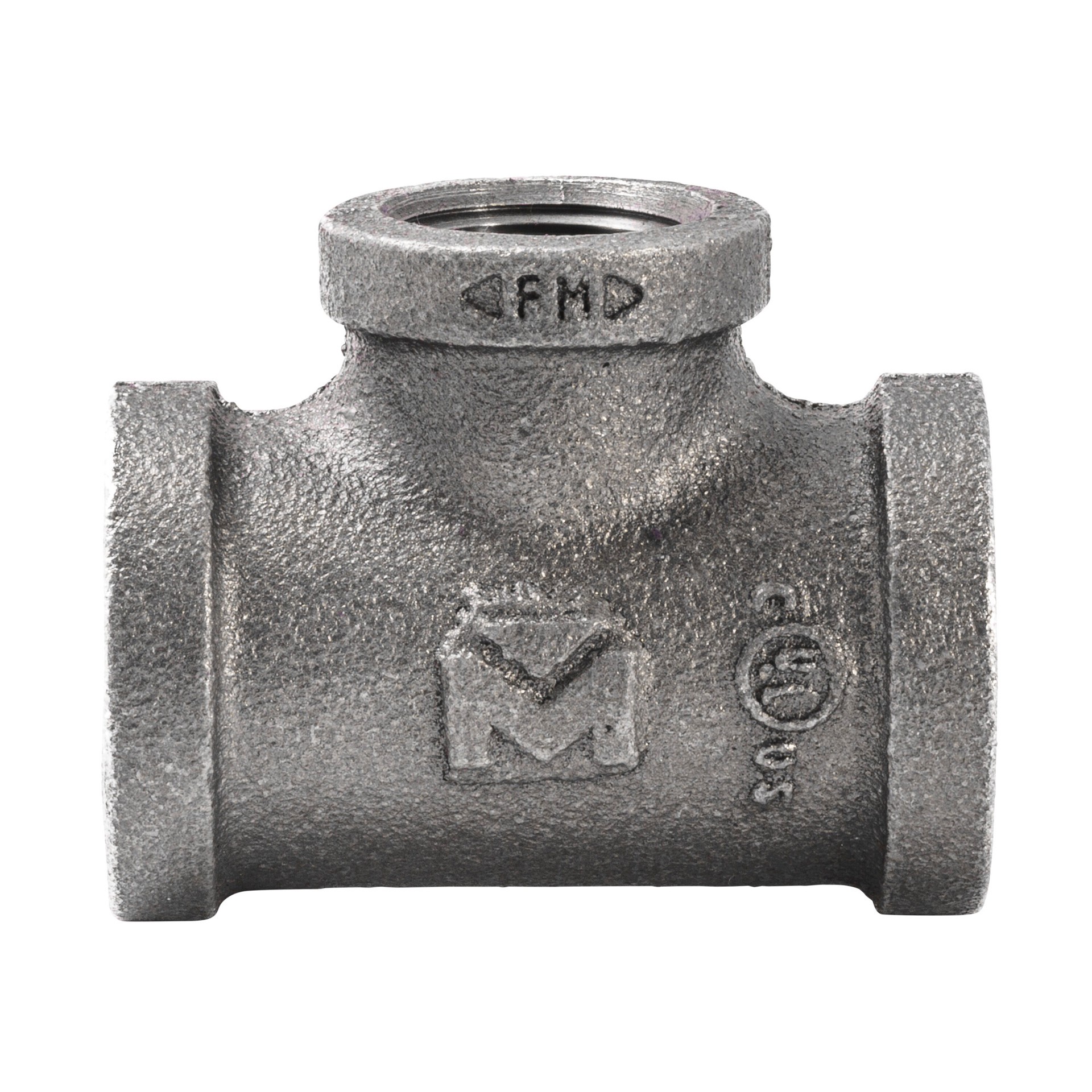 slide 2 of 6, RELIABILT 3/4-in Black Iron Tee Fitting, 1 ct